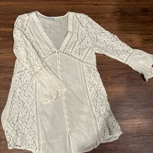 Women's blue island coverup. M